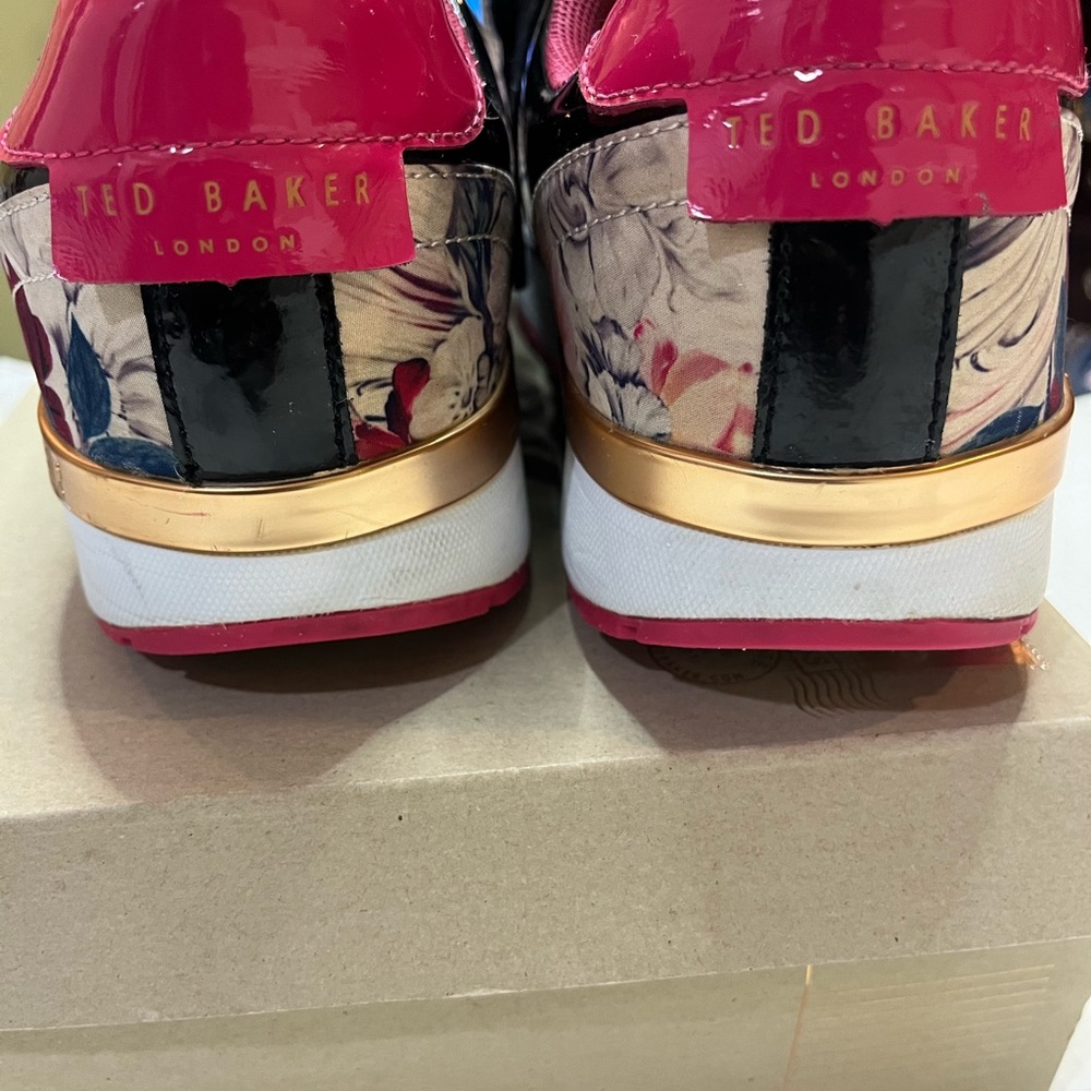 Ted Baker London Phressya 2 Floral Sneakers Women’s Size 10 / UK 8/ EU 41 - Picture 4 of 7